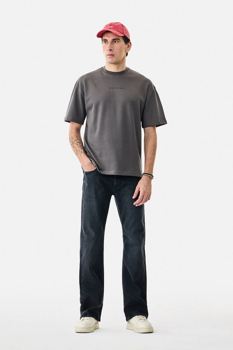 SNITCH Black Stretch Bootcut Jeans for Men | Best Price UAE